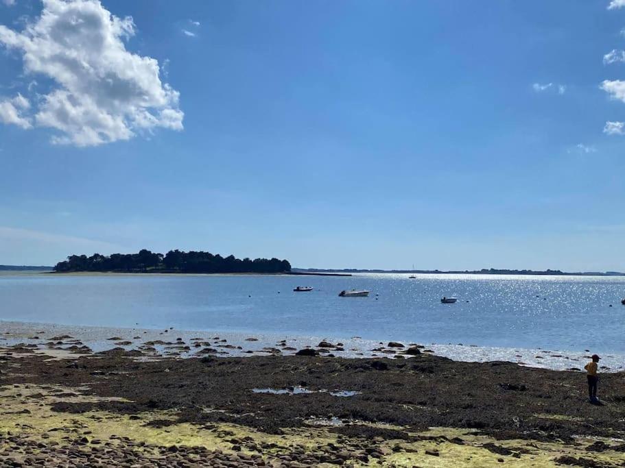 Meuble Sur L'Ile De Tascon A 300 M De La Plage Saint-Armel Екстериор снимка
